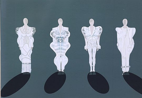 Chinese leather design competition: Wu Jingling’s androgynous alien submission out of this world